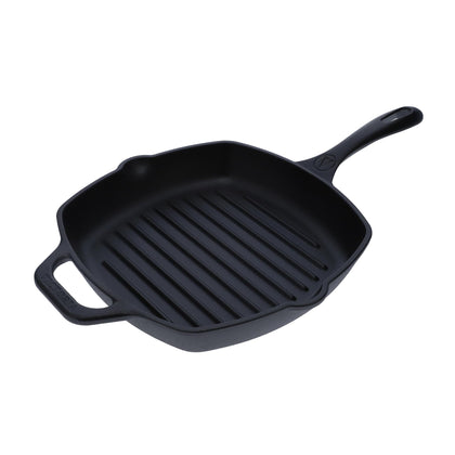 Victoria Cast Iron Square Grill Pan 10-inch