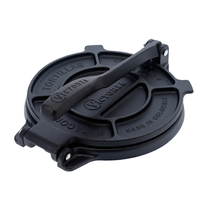 Victoria Cast Iron Tortilla Press Pataconera 8-inch