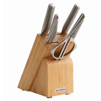 Global Takashi 6-Piece Knife Block Set