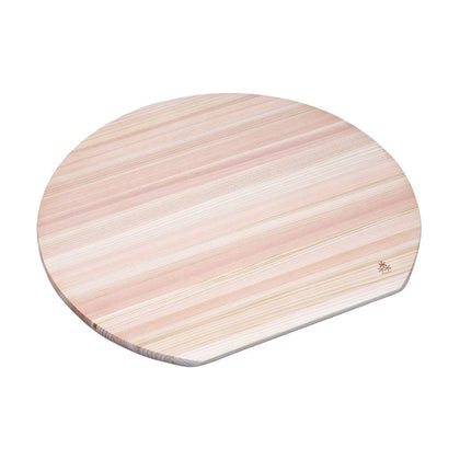 Kodai Hinoki D-Shape Cutting Board Medium 14.2x13-inch