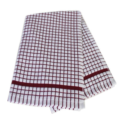 Samuel Lamont Poli Dri Terry Tea Towel 50x70cm Burgundy