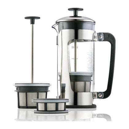 Espro Press P5 32oz French Press for Coffee Glass + Polished Stainless