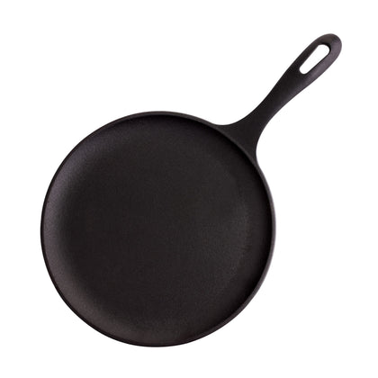 Victoria Cast Iron Comal Griddle and Crepe Pan 10.5-inch