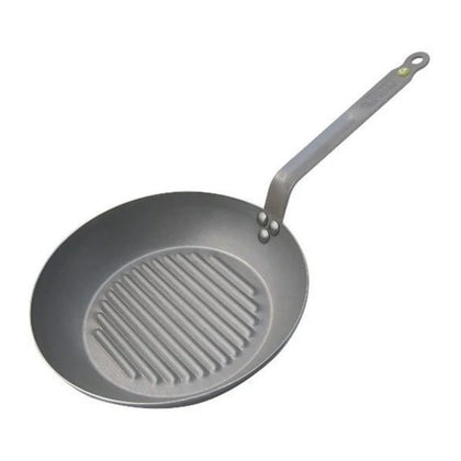 de Buyer 13in Mineral B Round Grill Fry Pan