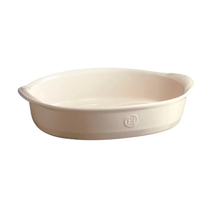 Emile Henry HR Ceramic 2.25L Oval Baking Dish Clay