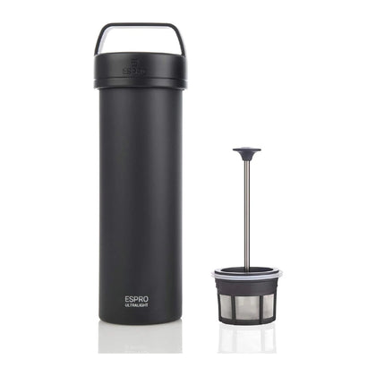 Espro Ultralight 16oz Portable Coffee Press Black