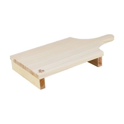 Kodai Hinoki Standing Serving Plate Rectangle Medium 11.8x5.9-inch