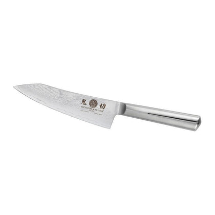 N.Cutlery Demon Killer 7-inch Premium Damascus Bunka Knife