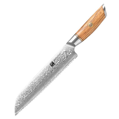 Xinzuo B37 LAN 73-Layer Damascus Bread Knife 8.5-inch