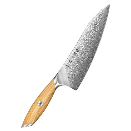 Xinzuo X01 Flagship 73-Layer Damascus Chef's Knife 8-inch