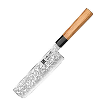 Xinzuo PM8O Zhen 67-Layer Damascus Nakiri Knife 7-inch