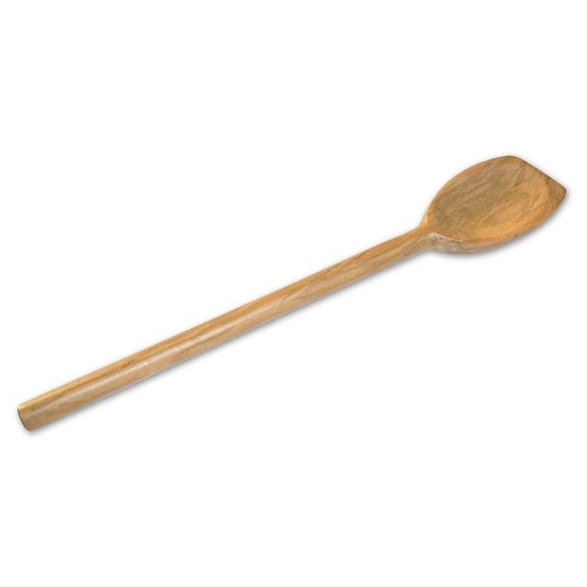 Berard 12in Olive Wood Pointed Cook's Spoon | KitchenVirtue.com