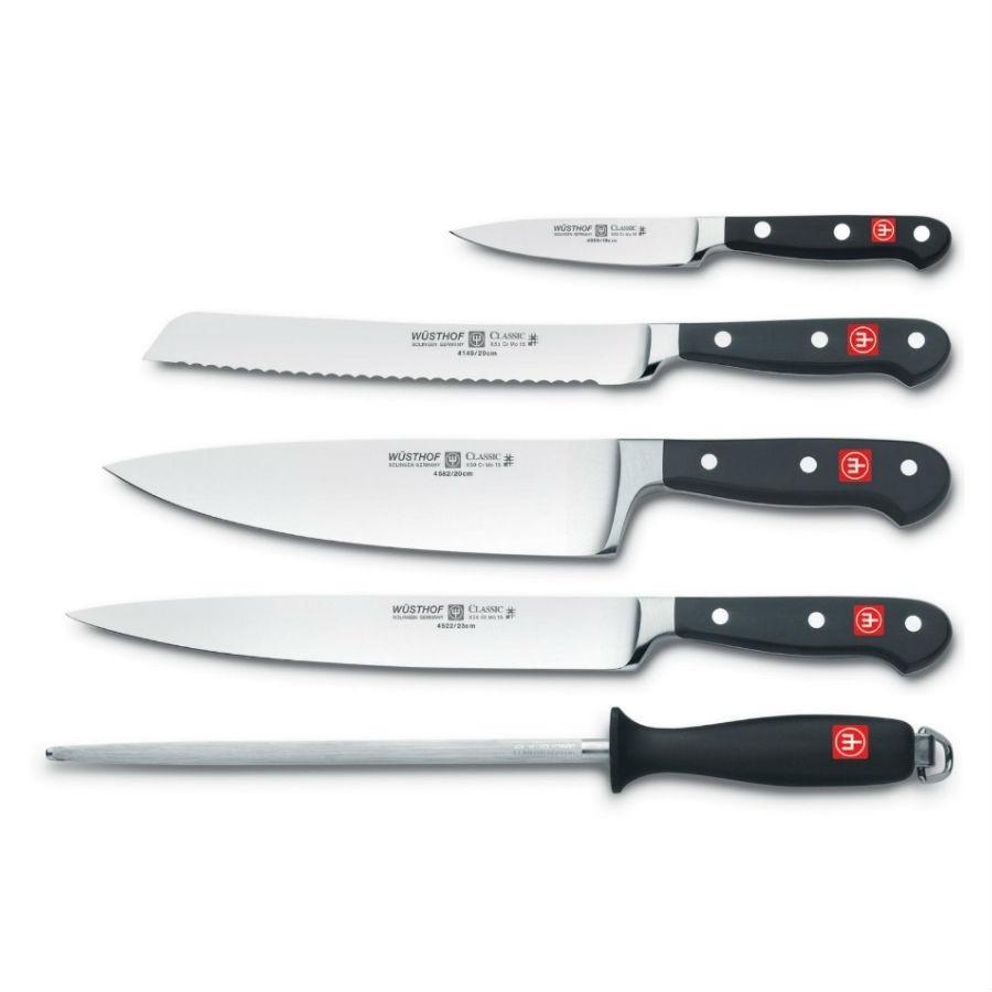 Wüsthof Classic 5-piece knife set, 1120160501